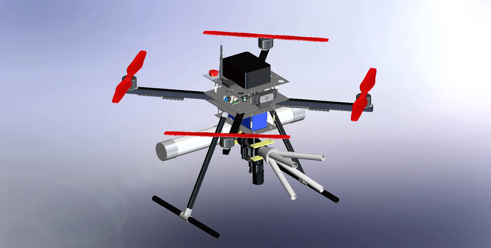 // autonomous UAV CAD model